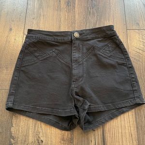 Kendall & Kylie black high waisted shorts size 3